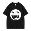 Эпическое лицо Домо Кун Смешная футболка с мемом Мужская Женская Летняя Футболка с круглым вырезом Модная Высококачественная Футболка Повседневная 100% Хлопок Оверсайз Футболка