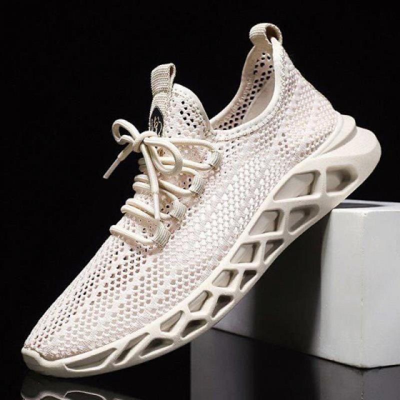 Men's summer mesh shoes new mesh hollow casual running shoes breathable thin men's casual shoes