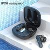 LB-518 Bluetooth-совместимые наушники-вкладыши с шумоподавлением IPX6 Водонепроницаемая стерео спортивная беспроводная гарнитура для бега
