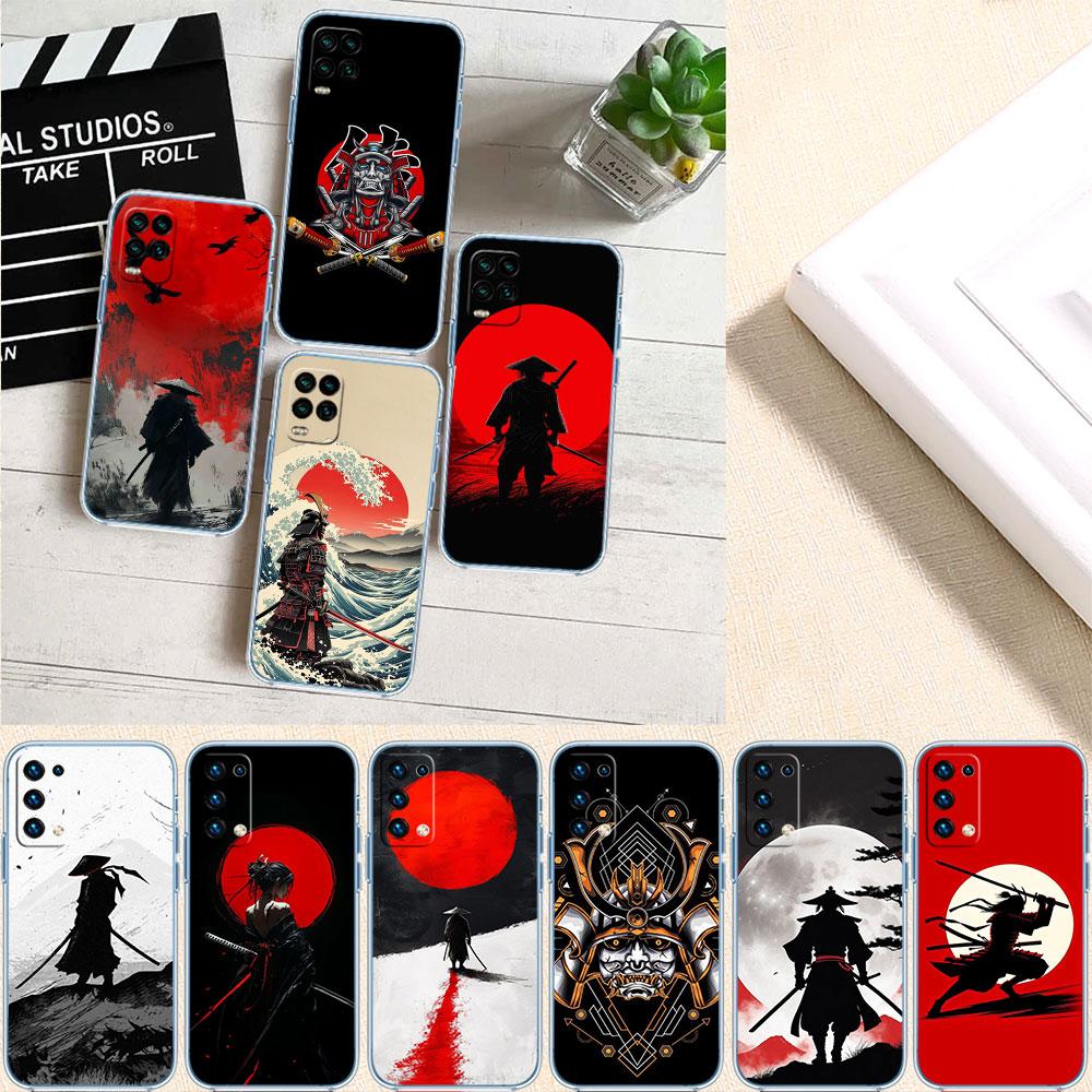 CJ70 Japan Samurai Soft Shell Transparent Phone Case for Motorola Moto Edge 20 30 40 50 S30 Fusion Ultra Pro Neo Lite + G200 G23