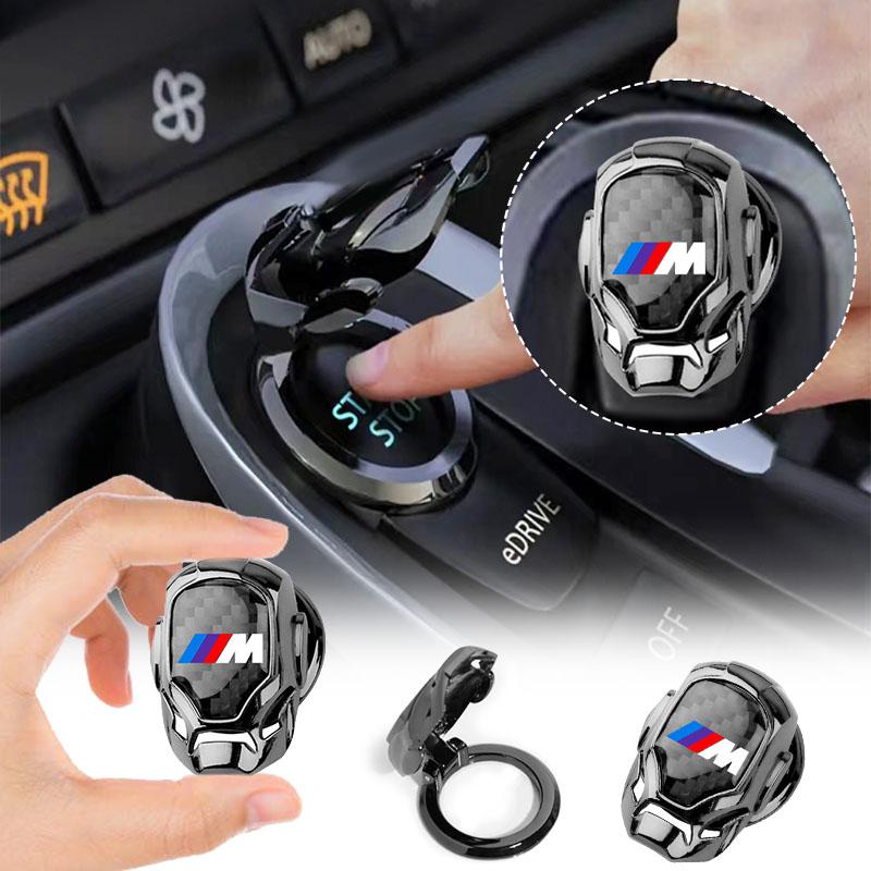 1Pcs M LOGO Car One-Click Start Buttons Protective Cover For BMW X7 X3 X4 X5 X6 3 4 5 6 7 Series Z4 M M3 M5 M6 E38 E39 E46 E53 E60 E61 E64 E70 E71 E90