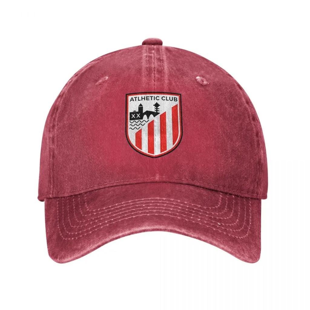 2026 Винтажные Бейсболки A-Athletic Club Bilbao Унисекс Потертые Стиранные Кепки от Солнца Испания Espana Для Активного Отдыха Подарочные Кепки Кепка