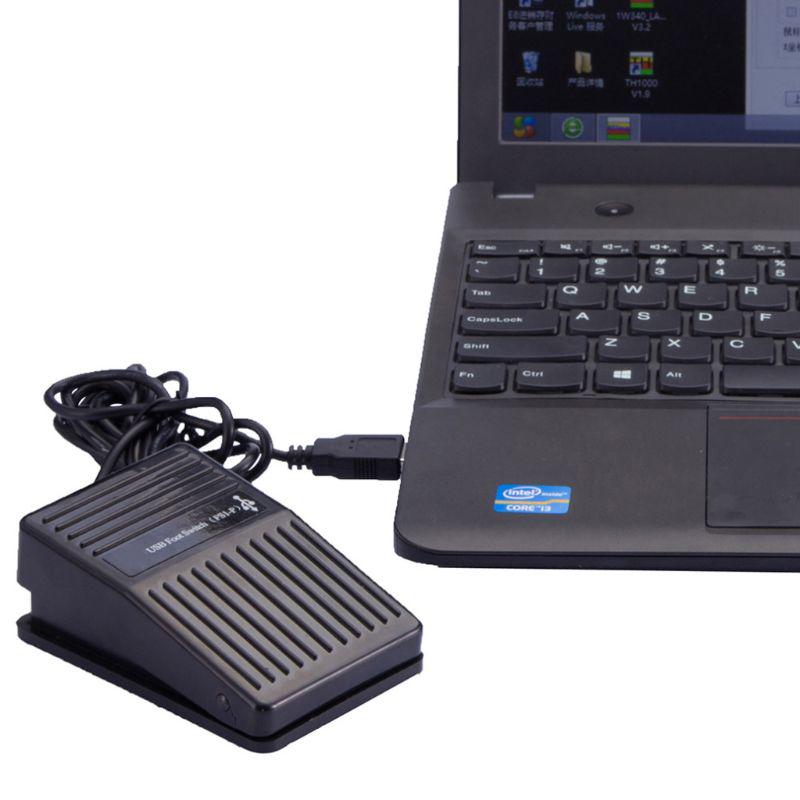 USB-педаль управления одной ногой, настраиваемая для клавиш, компьютерная клавиатура, педаль действия для HID