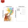 32pcs, watercolor animal rainbow postcards, greeting cards, DIY postcards, decorations, suitable for collection and gifting.