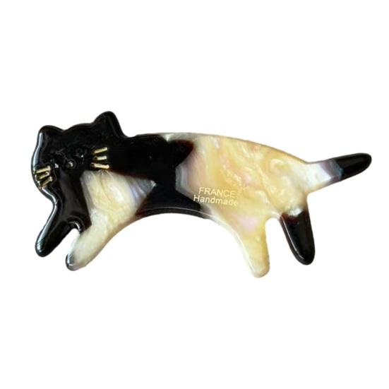 Заколка Мощная Нескользящая Зажим для Волос Трехмерная Форма Кошки Ацетатная Заколка для Волос Инструмент для Укладки Волос Аксессуар для Волос для Боковой Челки