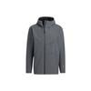 Solid Color Zip-Up 3-In-1 Jacket Men Outerwear Grey HN2029