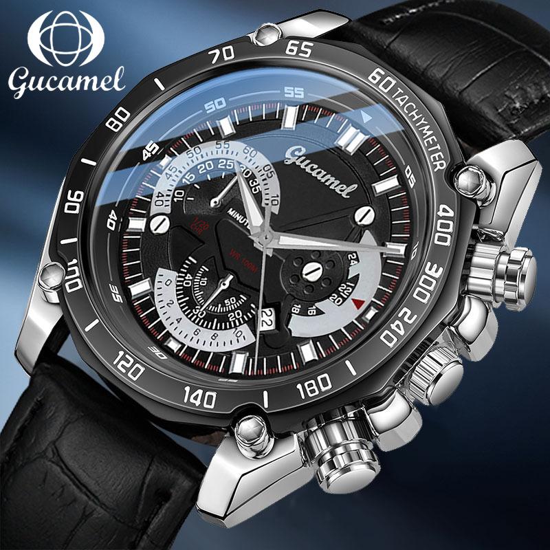 GUCAMEL Новые часы Электронные часы Часы-календарь Наручные часы