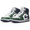 Air Jordan 1 Mid SE Noble Green Женские кроссовки White Midnight-Navy DZ5326-300