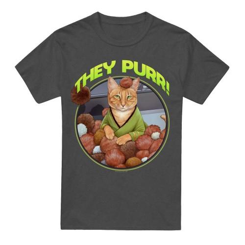 Star Trek Unisex Adult The Purr T-Shirt