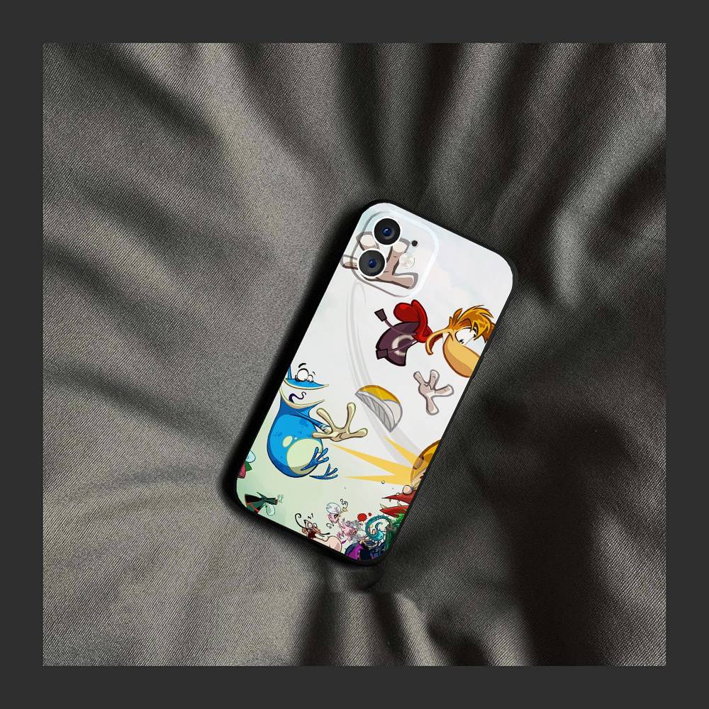 Anime R-Rayman Legends Phone Case For IPhone 17 Air 16 15 14 13 Pro Max 11 12 Black Silicone Cover