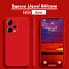 Для Redmi Note 12 Pro Чехол Квадратный жидкий силиконовый чехол для телефона Xiaomi Redmi Note 12 Pro Plus Note12Pro 4G Note12 Pro Мягкий чехол