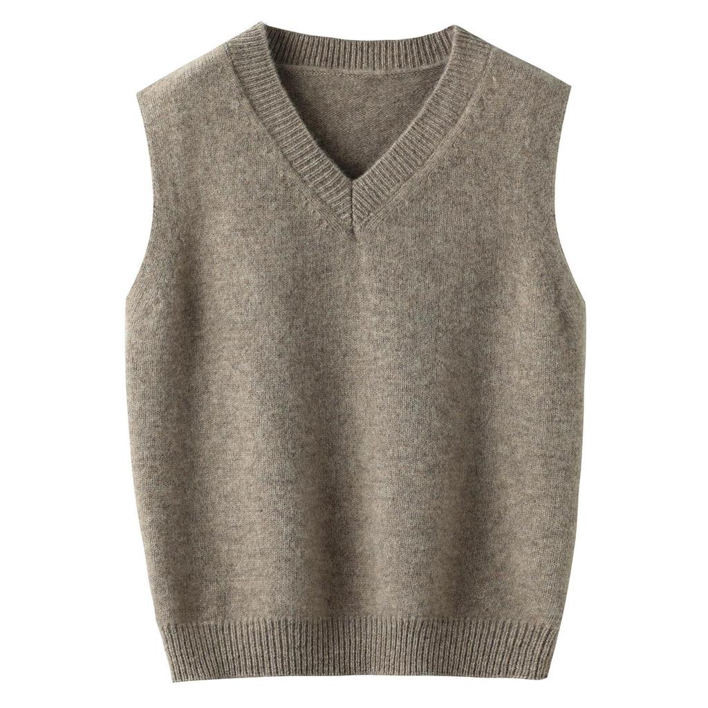Новый детский sleeveless свитер с V-образным вырезом из 100% шерсти