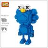 LOZ 9219 Cartoon Fashion Blue Doll Monster 3D Model 870pcs DIY Mini Diamond Blocks Bricks Building Toy Gift No Box