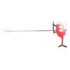 Outdoor Weathervane Red Metal Rotating Airplane Weathervane Wind Direction Indicator for Patio Garden Decor