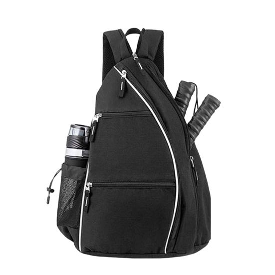 Pickleball Paddle Backpack Mesh Pocket Adjustable Strap Waterproof Oxford Cloth Outdoor Sports Badminton Table Tennis Racket Storage Bag