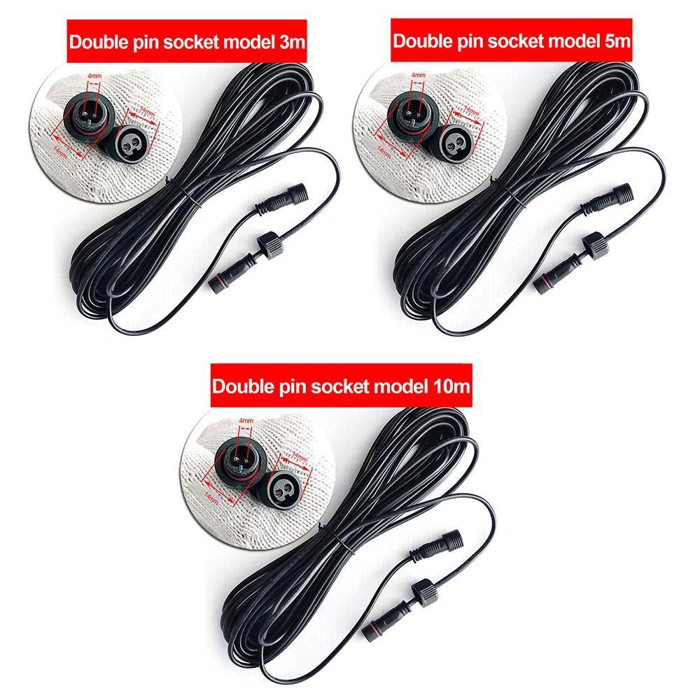 3M/5M/10M Power Connection Wire  for Solar Pendant Light Shed Light Indoor Outdoor