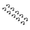 10PCS Shift Cable Clips High Hardness Steel Transmission Shifter Cable Retainer Clips Replacement for For 4l80e 4l60e
