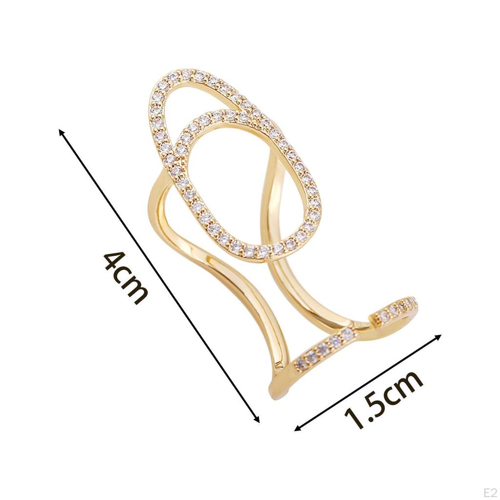 Finger Nail Ring Reusable Jewelry Fingernail for Women Dating Nightclub