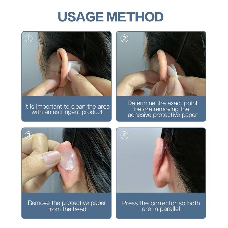 8Pcs Ear Corrector Tape Ear Corrector Fixer Cosmetic Ear Stickers Like Elf Ears Stretched Ears Ear Corrector Tool