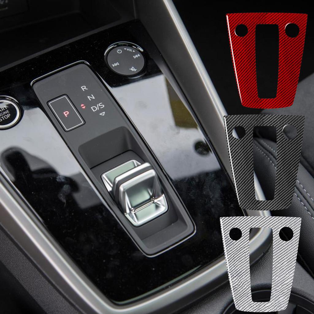 Carbon Fiber Transmission Panel Adhesive Film Cover Dashboard Sticker Enhances Cabin Aesthetic For Gear Selector Region