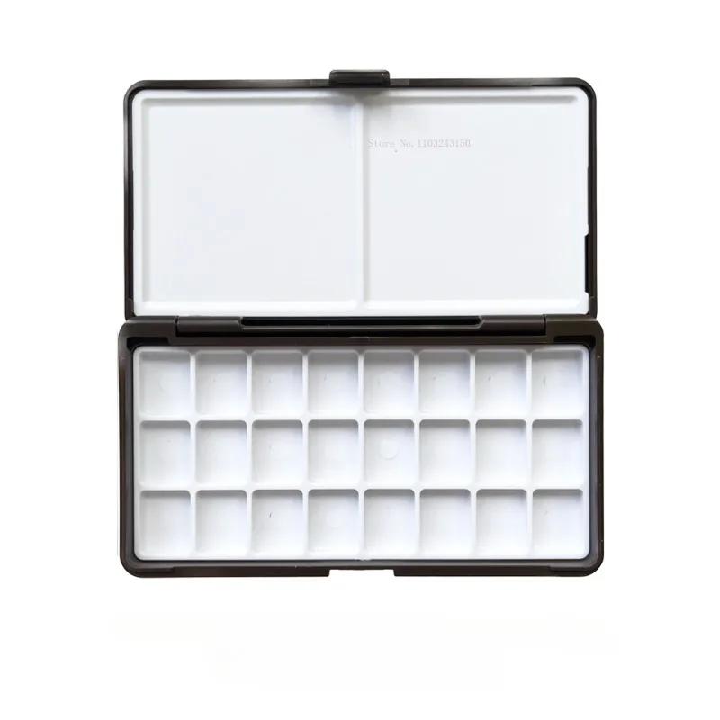 24/48 Color Watercolor Pigment Distribution Box 2/3.4ml Pigment Storage Empty Box Art Student Outdoor Painting Palette Cases