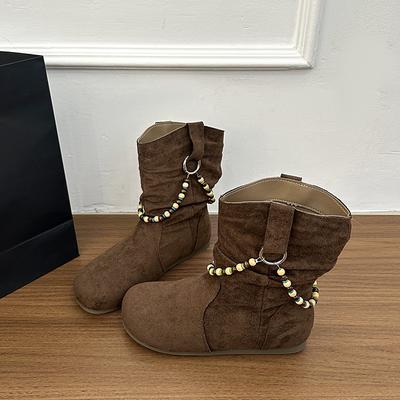 Модные балетки Женские ботильоны с острым носком Модная удобная обувь Дизайнерские зимние платья Женские ботинки 2025 Новый тренд Удобные женские ботинки челси