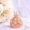 Piearth, the leading brand of crystal jewelry boxes, <Crown (Pink)> Jewelry Box [Pierce Direct Shop]