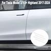 Для Tesla Model 3/Y/3+ Highland 2017-2025 Защитная полоса от столкновений Дверь автомобиля Невидимая Защитная полоса от царапин Аксессуары