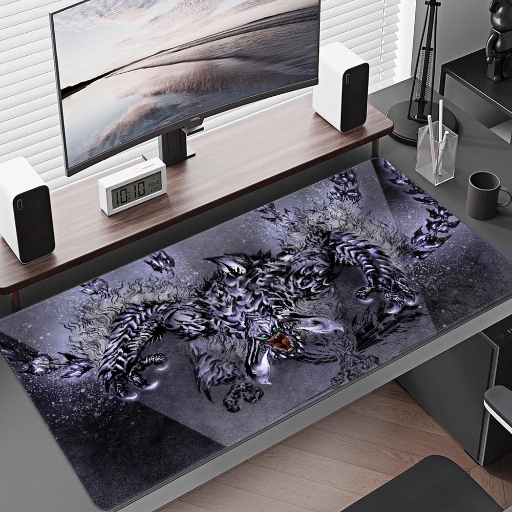 HD Printing Mouse Pad Game Monster Hunter Wilds Mouse Pad Natural Rubber Keyboard Desk Mat Computer Gaming Accessories
