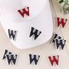 Duoku Computer Embroidery Label English W Letter Embroidery Cloth Label Clothing Accessories Patch Sticker Chenille Embroidery Cloth Sticker