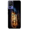 Phone Cover For TCL 40 SE Case 6.75'' Silicone Lovely Black Bumper Lion Soft TPU Coque for TCL 40SE Funda for TCL40SE Protector