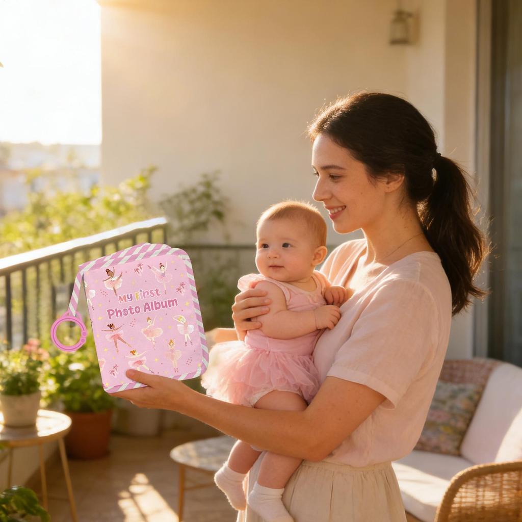Baby Photo Album First Year Baby Photo Book Growth Babies Albums Shower Guest Diy Photography Album with Family record