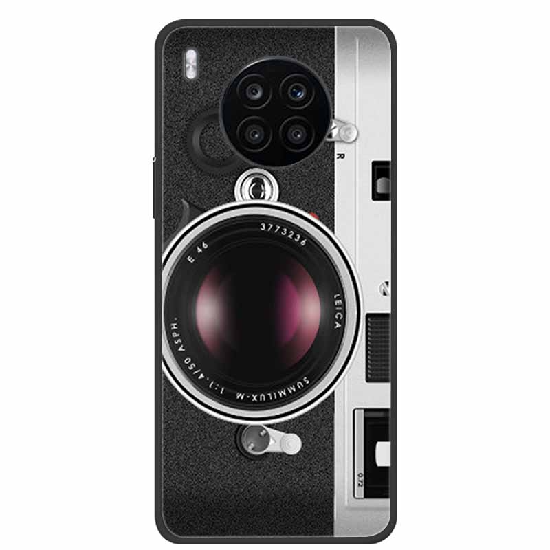 For Honor 50 Lite Case Shockproof Soft silicone TPU Back Cover For Huawei Honor 50 Lite Phone Cases Honor50 Lite Cute Cartoon