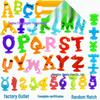 English Alphabet Suction Cup Bath Toy - Soft DIY Building Blocks Puzzle for Kids