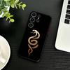 Классический чехол-змея для Samsung S26, S25, S24, S23, S22, S21, S20, Plus, Fe, Lite, Другие Черный чехол