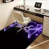 1pc. Purple Butterfly Home Decorative Rug Office Chair Mat Outdoor Carpet Gift for Women Girls Kids Room Bedroom Living Room