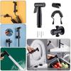 Stainless Steel Portable Bidet Sprayer Cold Bathroom Bidet Faucet Valve Jet Set Ass Shower Enema Black