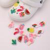 Подвески для Crocs: Фрукты, Мороженое, Единорог, Русалка, Радуга, Резиновые Мультяшные Украшения для Обуви