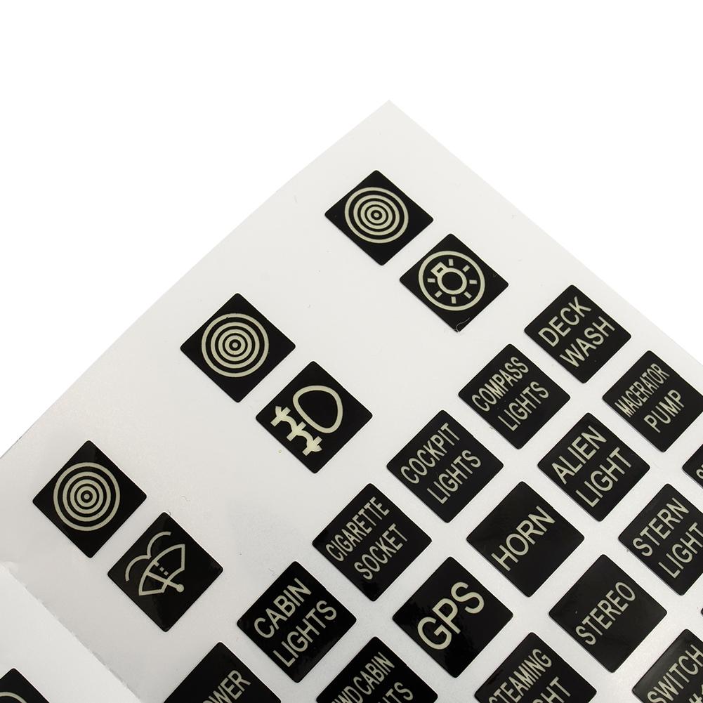 Sticker Sticker Labels Car Boat Truck Marine 132pcs Accessory Parts Night