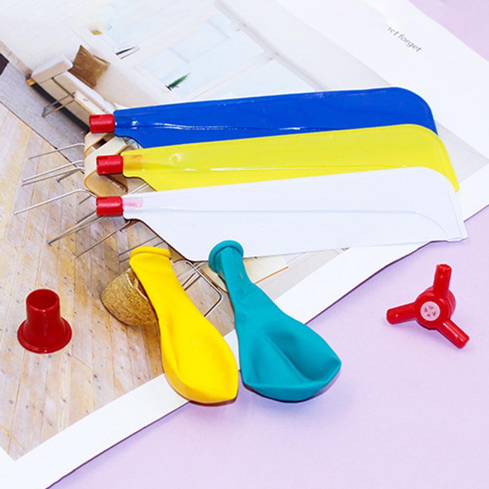6/12PCS Children's Outdoor Balloon Rotating Helicopter Launcher Set Balloon Parent Child Interactive Children's Puzzle Toy