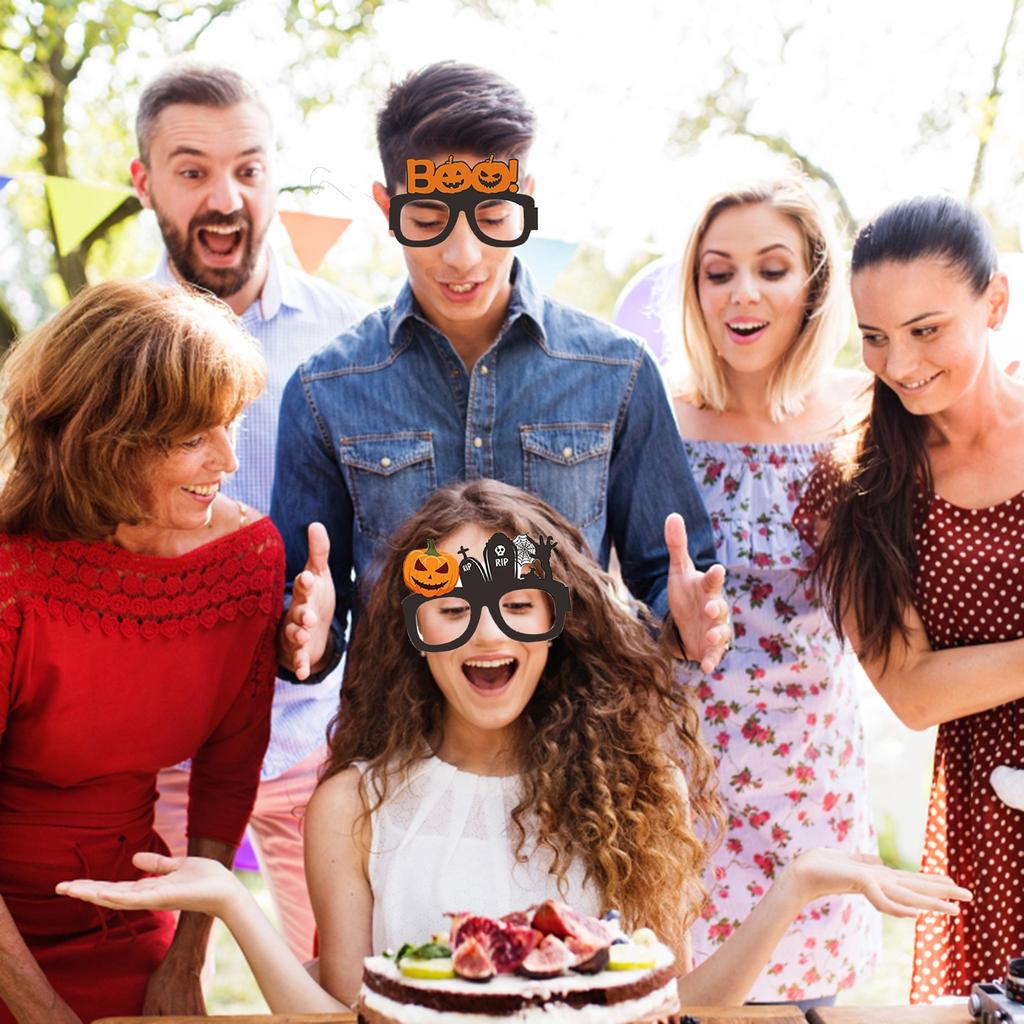 Украшения для тематической вечеринки на Хэллоуин, фестивальный маскарадный костюм, очки