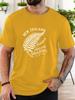 Unisex Khaki Crew Neck Tee Vintage New Zealand Silver Fern Leaf Oceania Land Of Ferns Est 1840 Travel Soft Cotton Male Casual Tops