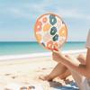 Japanese Style Portable Folding Fan Collapsible Flying Disc Fan Lightweight Cooling Fan  Travel