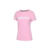 Letter Logo Print Loose Sports Crew Neck Short Sleeve T-Shirt Women Tops Pink DW7945