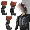Стойка для мотоциклетного снаряжения с держателем для шлема и 2 ключами, изготовлена из массива дерева, прочная, для тактического снаряжения и шлемов, настенные крючки, сталь, мотоциклы, снаряжение,
