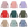 Multi-functional Shoulder Bag Nylon Small Phone Bag Vintage Zipper Crossbody Bag  Storage Bag