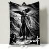 Movie TThe CCrow Throw Soft Warm Flannel Throw Blanket Multiuse for Sofa Bed Office Nap