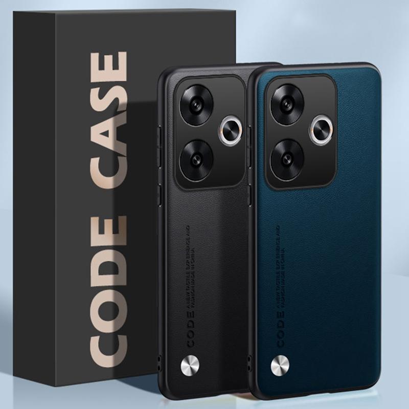 Роскошный чехол из искусственной кожи для Xiaomi Poco F6 5G, задняя крышка, силиконовый противоударный чехол для телефона с полной защитой для PocoF6 Redmi Turbo 3