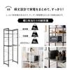 Emur Kitchen Trash Can Top Range Width Slim Kitchen Storage Range 4 Can Hold Trash HEIM Stone Gray Rack, Rack, Stand, 60, Shelf, Slide, Board, Tiers,
