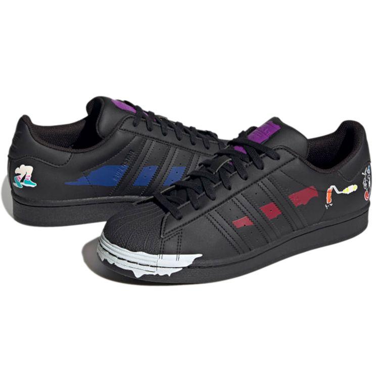 Adidas Superstar Comic Art Unisex Sneakers Black Core-Black Cloud-White GW5783